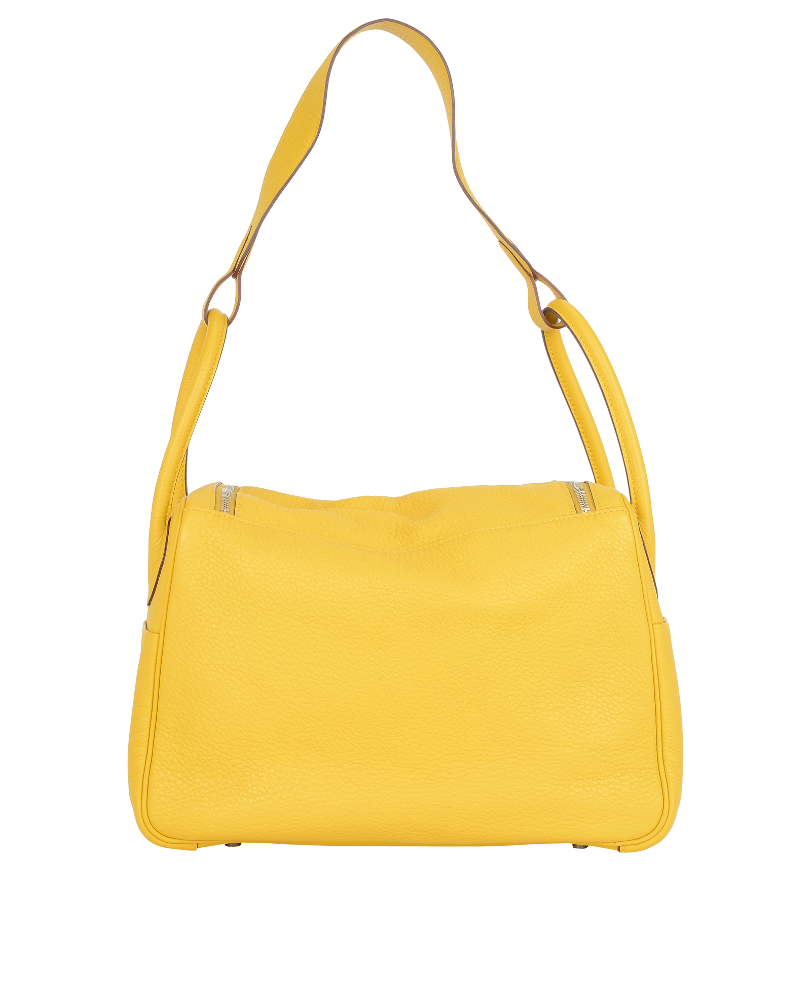 Lindy 34 In Clemence Soleil Plain, &pound;2,500, Handbags, Yellow, Leather, Back view